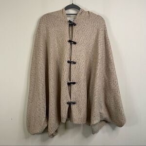 Cotton On Toggle Hooded Knit Poncho